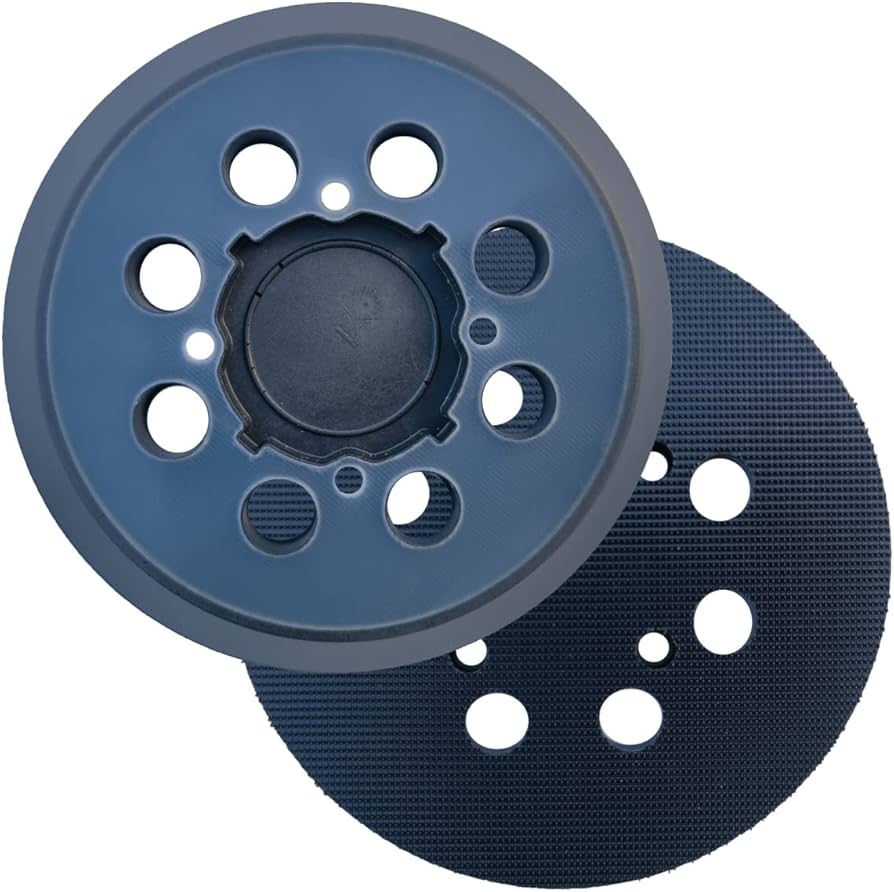 2 Pack Hook and Loop 5 Inch 8 Hole Replacement Sander Pad